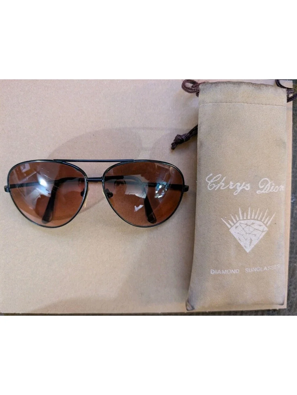 Vintage Serengeti Drivers Aviator Sunglasses Black Metal Frame Corning Glass...
